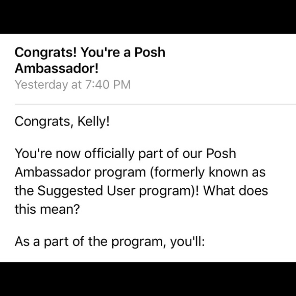 🖤🤍POSH AMBASSADOR🤍🖤 - Picture 3 of 5